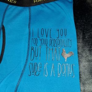 Mens valentines underwear, or anytime!